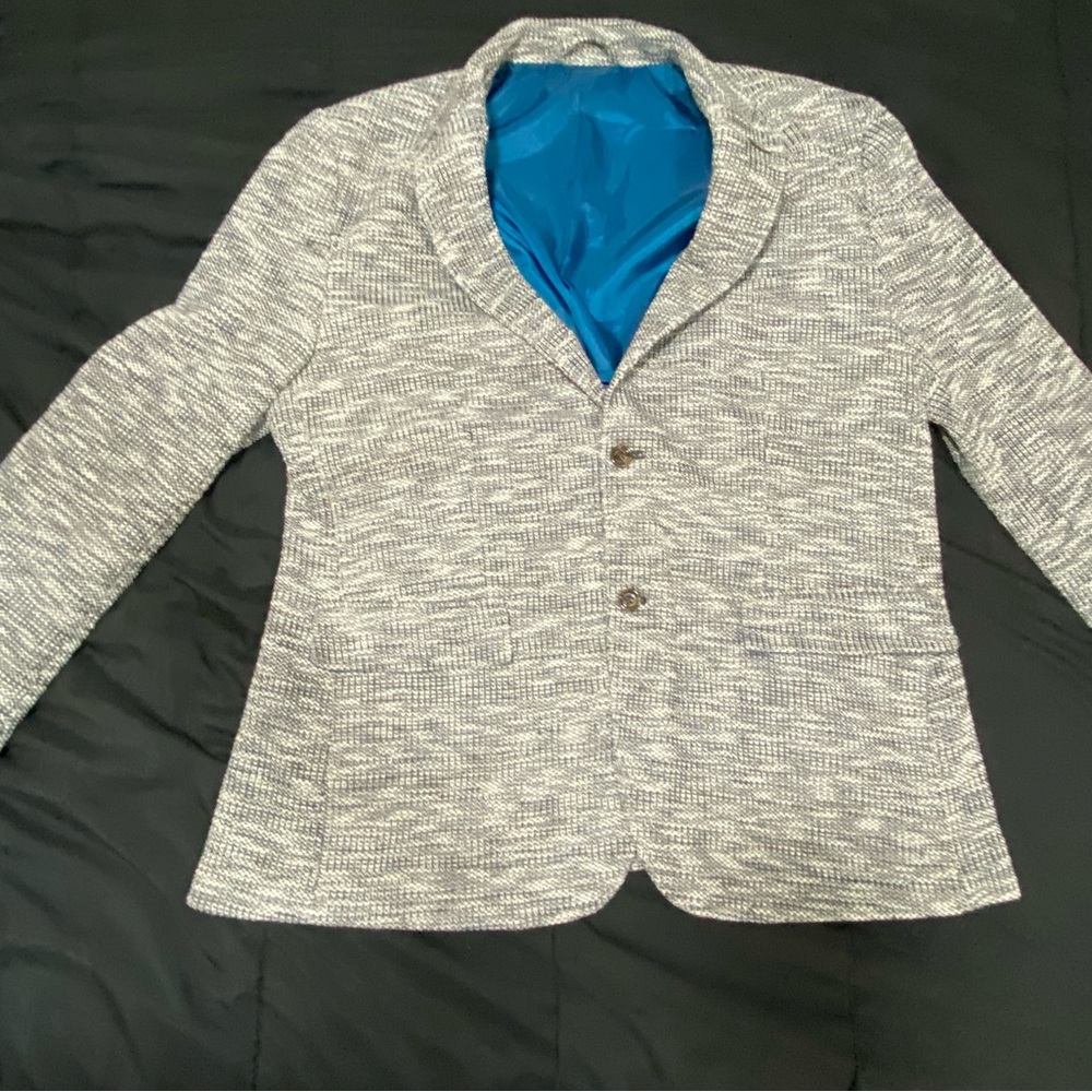 Tasso Elba Blazer Sport Coat Mens XXL Classic Fit Knit Lightweight Deconstructed